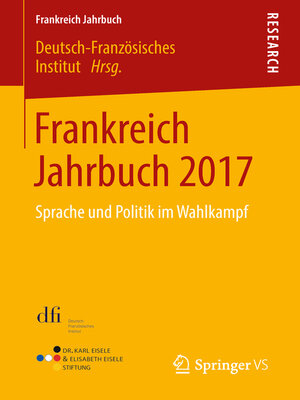 cover image of Frankreich Jahrbuch 2017